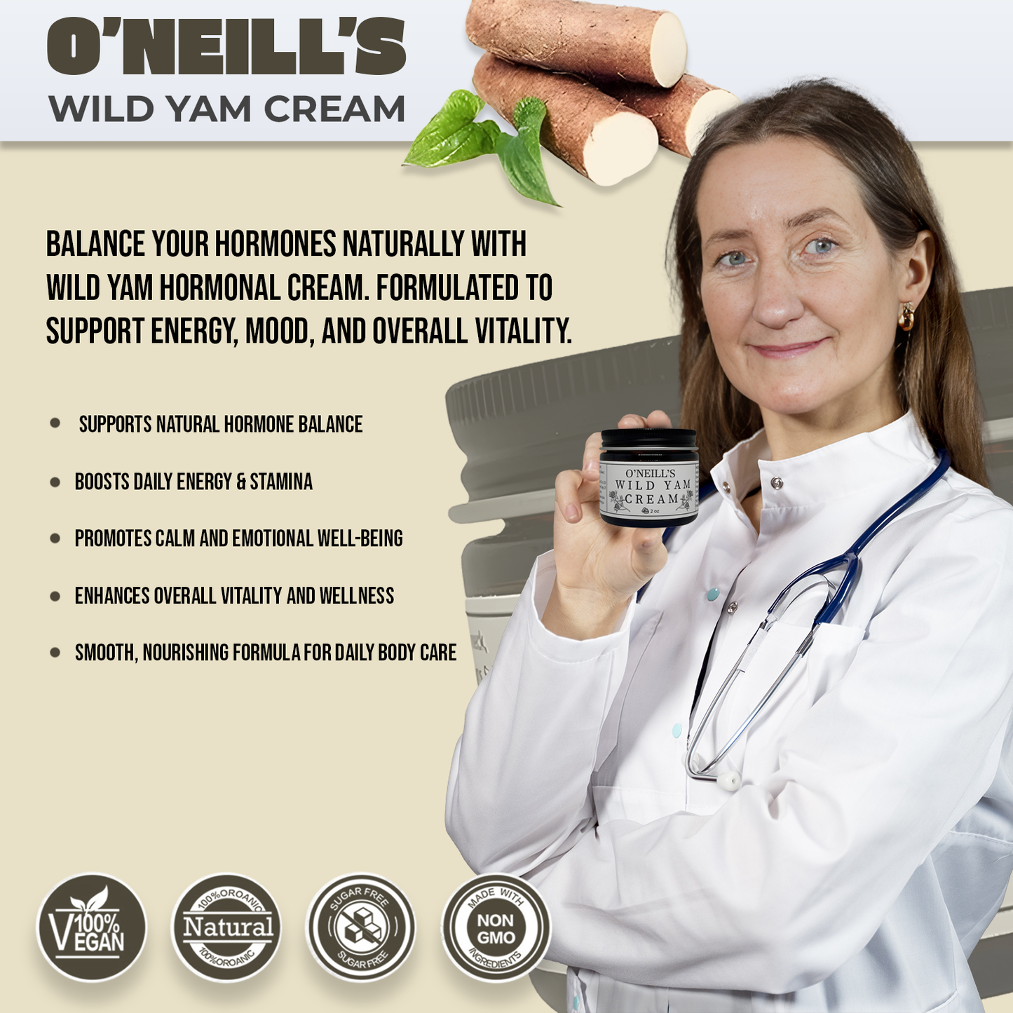 O'Neill's Wild Yam Cream
